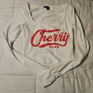 Long Sleeve Crop Top